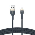BELKIN KABEL USB-A TO LIGHTNING, BRAIDED, SILICONE, 1M, NIEBIESKI - 1470891