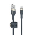 BELKIN KABEL USB-A TO LIGHTNING, BRAIDED, SILICONE, 1M, NIEBIESKI - 1470890