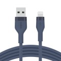 BELKIN KABEL USB-A -LIGHTNING SILICONE 3M NIEBIESK - 1518020