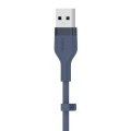 BELKIN KABEL USB-A -LIGHTNING SILICONE 3M NIEBIESK - 1518022