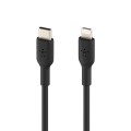 BELKIN KABEL LIGHTNING TO USB-C, PVC, 1M, CZARNY - 1595953