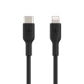 BELKIN KABEL LIGHTNING TO USB-C, PVC, 1M, CZARNY - 1595954