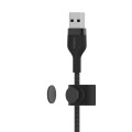 BELKIN CABLE USB TO LTG BRAIDED SILICONE 1M CZARNY - 1470873