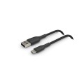 BELKIN BOOST CHARGE CABLE MICROUSB - USB-A BR,1M, BLACK - 1470868