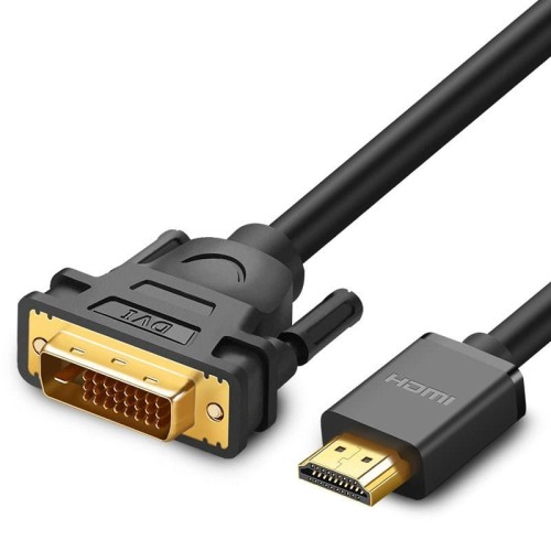 UGREEN KABEL HDMI/DVI HD106, 2M CZARNY - 1428705