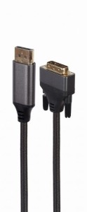 GEMBIRD KABEL DISPLAYPORT (M) ->DVI (M) 24+1PIN 4K, 1.8M