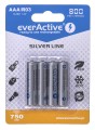 Akumulatorki AAA/R03 everActive Silver Line 800 mAh 4 sztuki - 1013658