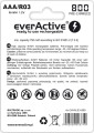 Akumulatorki AAA/R03 everActive Silver Line 800 mAh 4 sztuki - 1196668