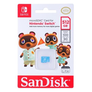 Karta pamięci microSDXC SanDisk Nintendo Switch 512GB 100/90MB/s UHS-I