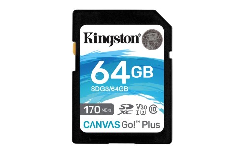 KINGSTON SDXC 64GB CANVAS GO! PLUS - 1324762