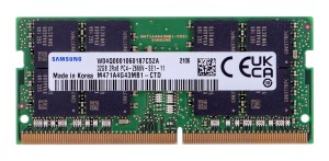 Samsung SO-DIMM 32GB  DDR4 2Rx8 2666MHz PC4-21300 M471A4G43MB1-CTD