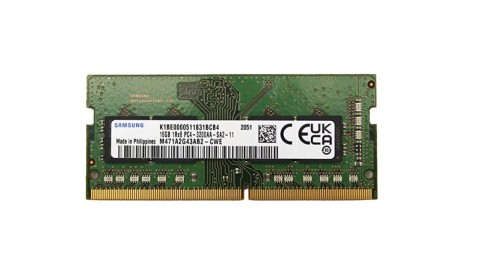 Samsung SO-DIMM 16GB DDR4 1Rx8 3200MHz PC4-25600 M471A2G43AB2-CWE - 1331394