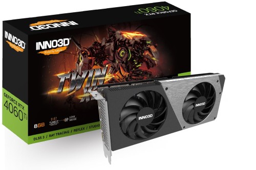 Karta graficzna INNO3D GeForce RTX 4060Ti Twin X2 8GB GDDR6 - 1499562