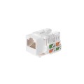 Moduł keystone Jack RJ45 UTP kat. 5e z zaciskiem, biały Netrack - 1039354