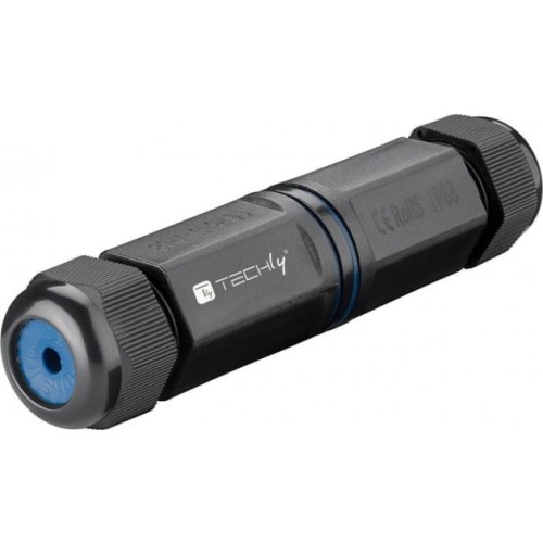Adapter / Łącznik Techly RJ45 F/UTP Cat.6 F/F zewnętrzny IP68 - 1452182