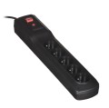 Listwa przeciwprzepięciowa Activejet SUPREME-5CL-B (5 x UTE; 10 A; 1,5m; kolor czarny) - 1314567