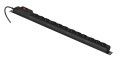 Listwa przeciwprzepięciowa Activejet COMBO/12gn/5m/cz (12 x UTE; 10A (2500 W); 5m; kolor czarny) - 752534