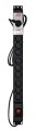 Listwa przeciwprzepięciowa Activejet COMBO/12gn/1,5m/cz (12 x UTE; 10 A (2500 W); 1,5m; kolor czarny) - 1049805
