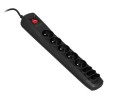Listwa przeciwprzepięciowa Activejet APN-8g/5m-BK (3 x Typ C, 5 x UTE; 10 A; 5m; kolor czarny) - 752381