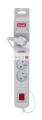 Listwa przeciwprzepięciowa Activejet 5gn/5m/cz (10A; 2300W) 5m; kolor szary - 840897
