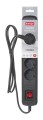 Listwa przeciwprzepięciowa Activejet 5gn/3m/cz (10A; 2300W) 3m; kolor czarny - 752302