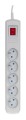 Listwa przeciwprzepięciowa Activejet 5gn/1,5m/cz (10A; 2300W) 1,5m; kolor szary - 840902