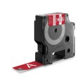 Taśma winylowa DYMO RHINO 19mm biała/czerwony 1805422 (19mm ) - 818732