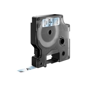 DYMO D1 - Standard Etykiety - Czarny na Transparent - 9mm x 7m