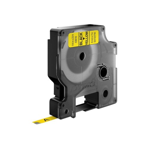 Taśma DYMO D1- 6mm x 7m czarny/żółty S0720790 (6mm ) - 891591