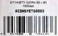 ETYKIETY GÓRA 1000SZT MOCNY KLEJ 80X80 - 1010140