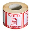 ETYKIETY FAKTURA W ŚRODKU 1000SZT MOCNY KLEJ 80X80 - 1010160