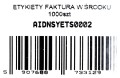 ETYKIETY FAKTURA W ŚRODKU 1000SZT MOCNY KLEJ 80X80 - 1010162