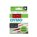 Dymo- Taśma D1 - 19 mm x 7 m czarny / czerwony - 891626