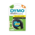 DYMO taśma 12mm/4m - plastikowa, żółta - 1010189