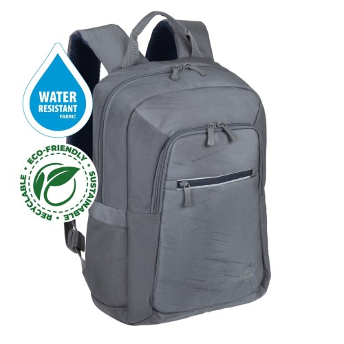 Plecak do notebooka 13,3"-14" RIVACASE ECO Alpendorf 7523, szary, z wodoodpornego, materiału z recyklingu (rPET) - 1489306