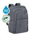 Plecak do notebooka 17,3" RIVACASE ECO Alpendorf 7569, szary, z ekologicznego, wodoodpornego materiału z recyklingu (rPET) - 1489233