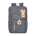 Plecak do notebooka 17,3" RIVACASE ECO Alpendorf 7569, szary, z ekologicznego, wodoodpornego materiału z recyklingu (rPET) - 1489234
