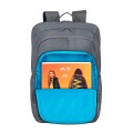 Plecak do notebooka 17,3" RIVACASE ECO Alpendorf 7569, szary, z ekologicznego, wodoodpornego materiału z recyklingu (rPET) - 1489256
