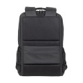 Plecak do notebooka 15,6" RIVACASE ECO Tegel 8435, czarny, z ekologicznego, wodoodpornego materiału z recyklingu (rPET) - 1489376