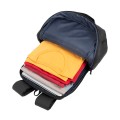 Plecak do notebooka 15,6" RIVACASE ECO Tegel 8435, czarny, z ekologicznego, wodoodpornego materiału z recyklingu (rPET) - 1489367