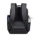 Plecak do notebooka 15,6" RIVACASE ECO Tegel 8435, czarny, z ekologicznego, wodoodpornego materiału z recyklingu (rPET) - 1489364