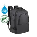 Plecak do notebooka 17,3" RIVACASE ECO Tegel 8465, czarny, z ekologicznego, wodoodpornego materiału z recyklingu (rPET) - 1489229