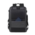 Plecak do notebooka 17,3" RIVACASE ECO Tegel 8465, czarny, z ekologicznego, wodoodpornego materiału z recyklingu (rPET) - 1489207