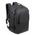 Plecak do notebooka 17,3" RIVACASE ECO Tegel 8465, czarny, z ekologicznego, wodoodpornego materiału z recyklingu (rPET) - 1489230