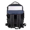 Plecak do notebooka 17,3" RIVACASE ECO Tegel 8465, czarny, z ekologicznego, wodoodpornego materiału z recyklingu (rPET) - 1489213