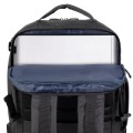 Plecak do notebooka 17,3" RIVACASE ECO Tegel 8465, czarny, z ekologicznego, wodoodpornego materiału z recyklingu (rPET) - 1489226