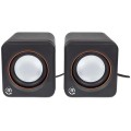 Głośniki komputerowe Manhattan 2+0 2x3W Jack 3.5mm - 1628350