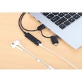 Karta dźwiękowa zewnętrzna Manhattan USB-C/A Audio Stereo 3.5mm TRRS 1m - 1628357