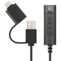 Karta dźwiękowa zewnętrzna Manhattan USB-C/A Audio Stereo 3.5mm TRRS 1m - 1628362