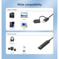 Karta dźwiękowa zewnętrzna Manhattan USB-C/A Audio Stereo 3.5mm TRRS 1m - 1628363
